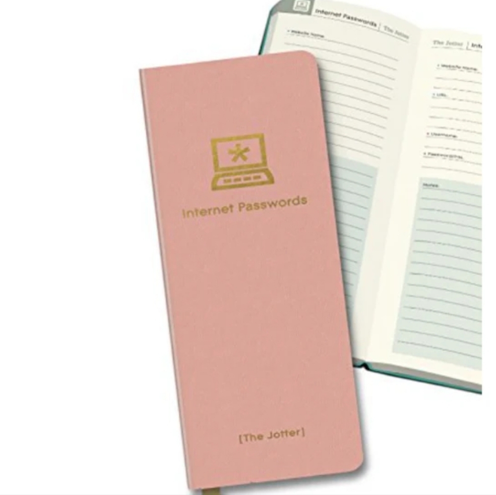 Internet Password Mini Pink Book